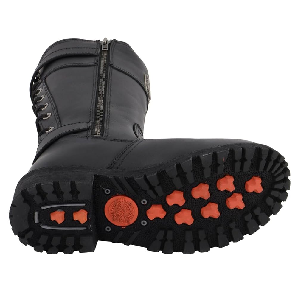 Milwaukee Leather MBL9385 Women's Black Leather 15-Inch Calf